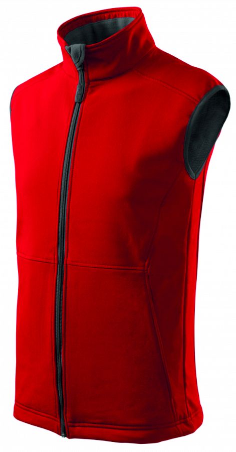 Pánská vesta softshell VISION 517 červená